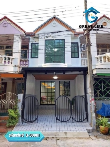 ขาย ทาวน์เฮาส์ 2 ชั้น รีโนเวทใหม ทำเลดีเยี่ยม พร้อมเฟอร์ฯ หมู่บ้านซิลค์วิลเลจ สายไหม 54 รูปที่ 2