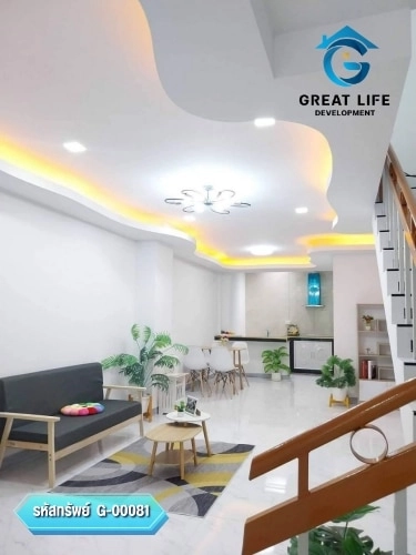 ขาย ทาวน์เฮาส์ 2 ชั้น รีโนเวทใหม ทำเลดีเยี่ยม พร้อมเฟอร์ฯ หมู่บ้านซิลค์วิลเลจ สายไหม 54 รูปที่ 6
