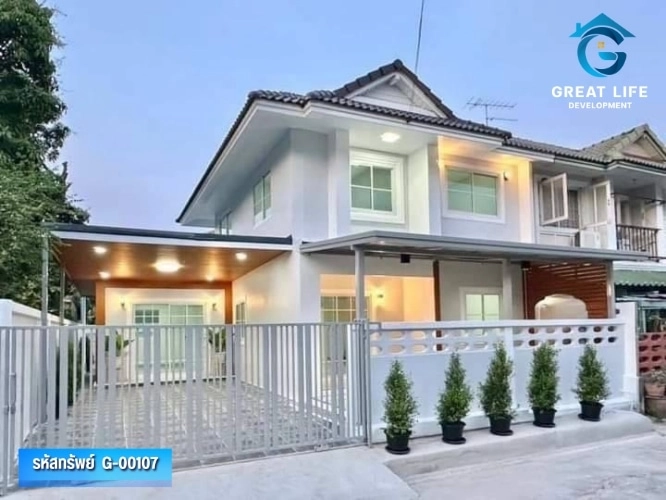ขายบ้านแฝด 2 ชั้น หมู่บ้านพฤกษา26 นนทบุรี รูปที่ 2