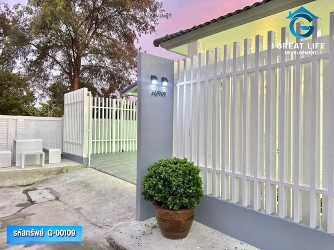 บ้านเดี่ยวชั้นเดียว(หลังมุม) หมู่บ้านพฤกษา 3 ซอย 37 นนทบุรี รูปที่ 4