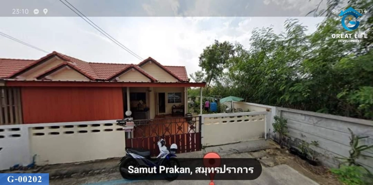 ขายบ้านเดี่ยว 1  ชั้น บ้านเทพารักษ์ โครงการหมู่บ้านชายคลอง รูปที่ 2