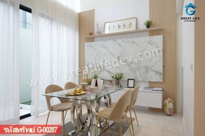 Luxury Townhome 3ชั้นครึ่ง ทางด่วนศรีรัช - จรัญ 75 รูปที่ 3